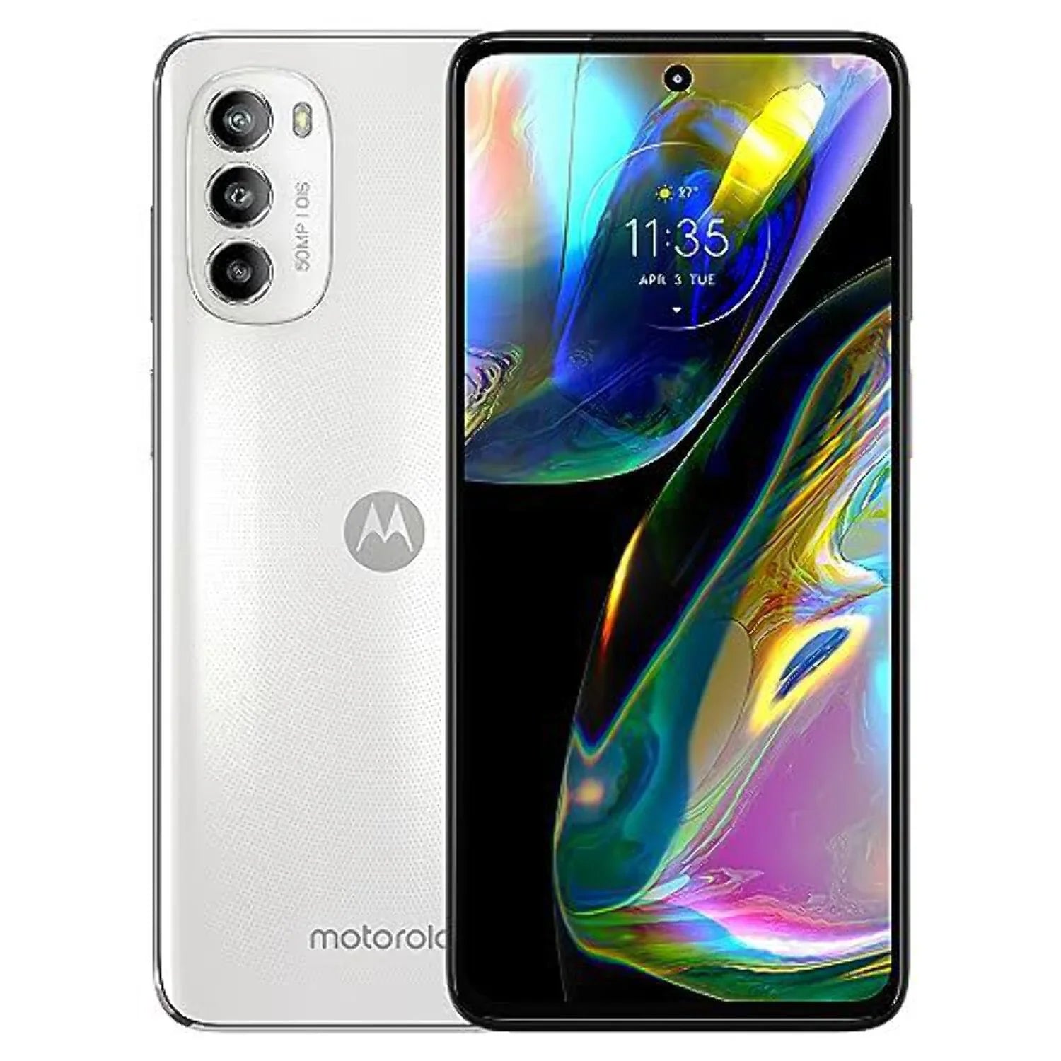 5G | Stereo 6GB 128GB NO Storage Camera | OIS Single International W/Dolby Speakers Internal CDMA| Only SIM GSM Version - | Moto G82 OLED 50MP Main 6.6" Motorola (White) + Display Atmos | RAM 120Hz |