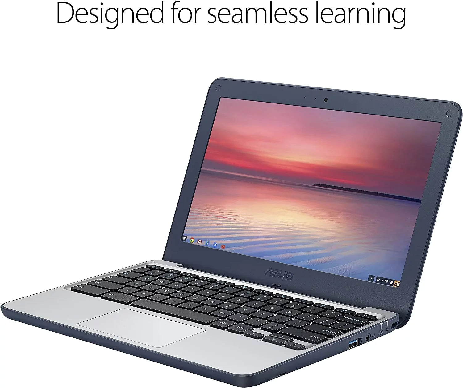 Chrome, Celeron, (Used 1.60 B) SSD Grade Hard Chromebook Drive, DDR3 4GB 16GB Intel Screen GHz ASUS C202SA-YS02, 11" RAM,
