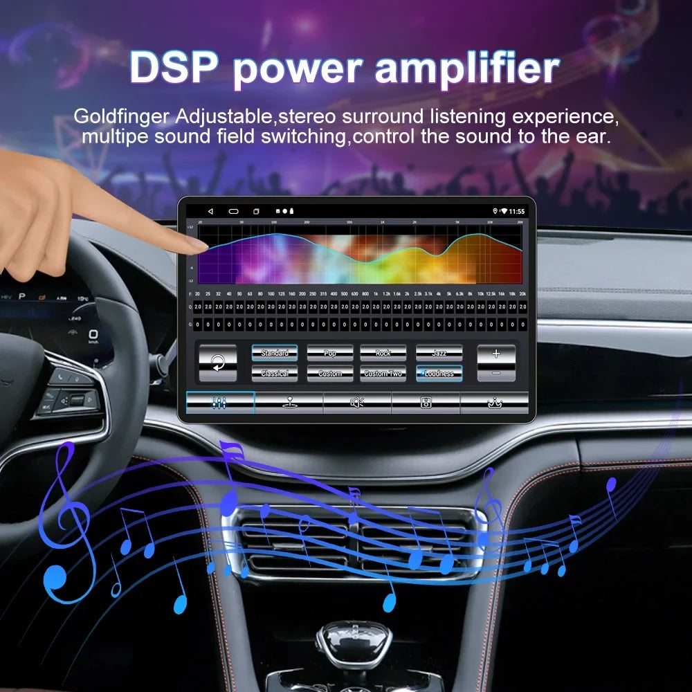 Stereo 13.3" in GMC Car 12 Android Chevy Tahoe Chevrolet CarPlay Radio for Auto with 2007-2012 Yukon Built Suburban Android