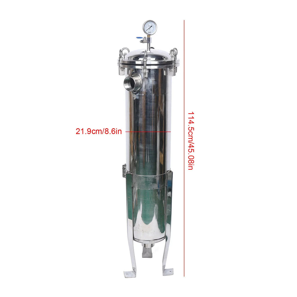 High 304 Inner 150PSI Housing Psi 30-40t/h Filter Bag Housing DN50 Stainless Bag Filter Stainless 150 Steel 304 with Steel Pressure Housing 30-40t/h Filtration Wire Bag 2 Bag Filter Filter Stainless