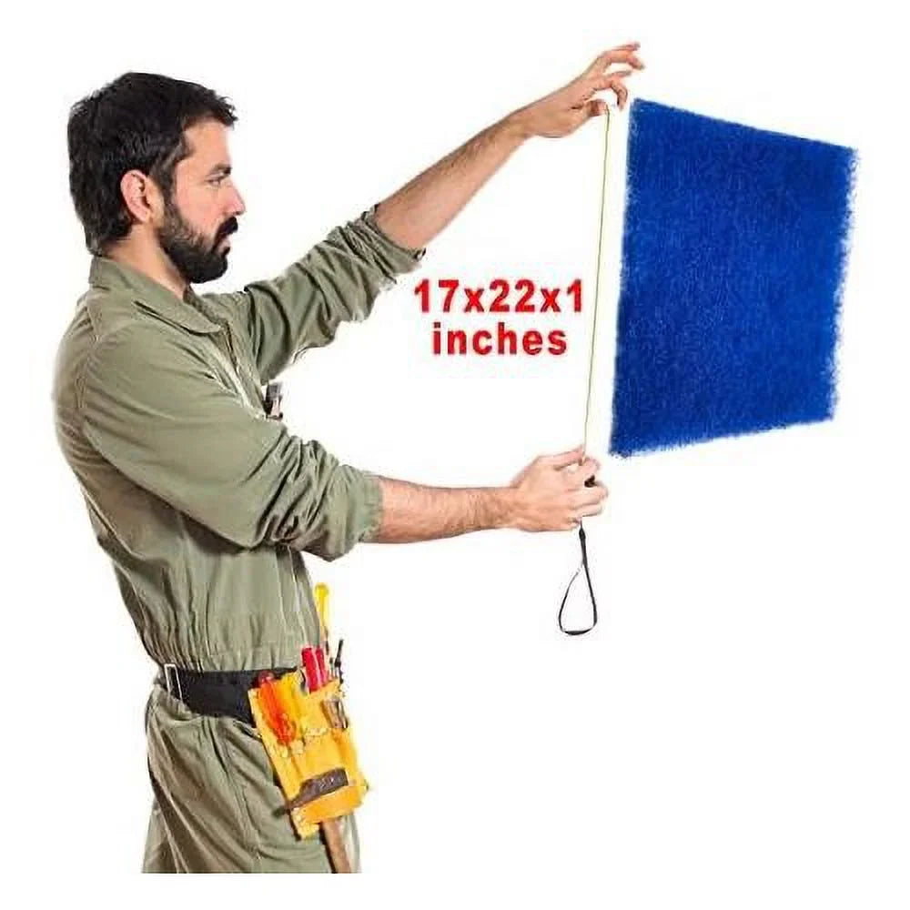 Vent-2 Pack Conditioner Filters Clean 17X22x1 Furnace Filter Replacement Air