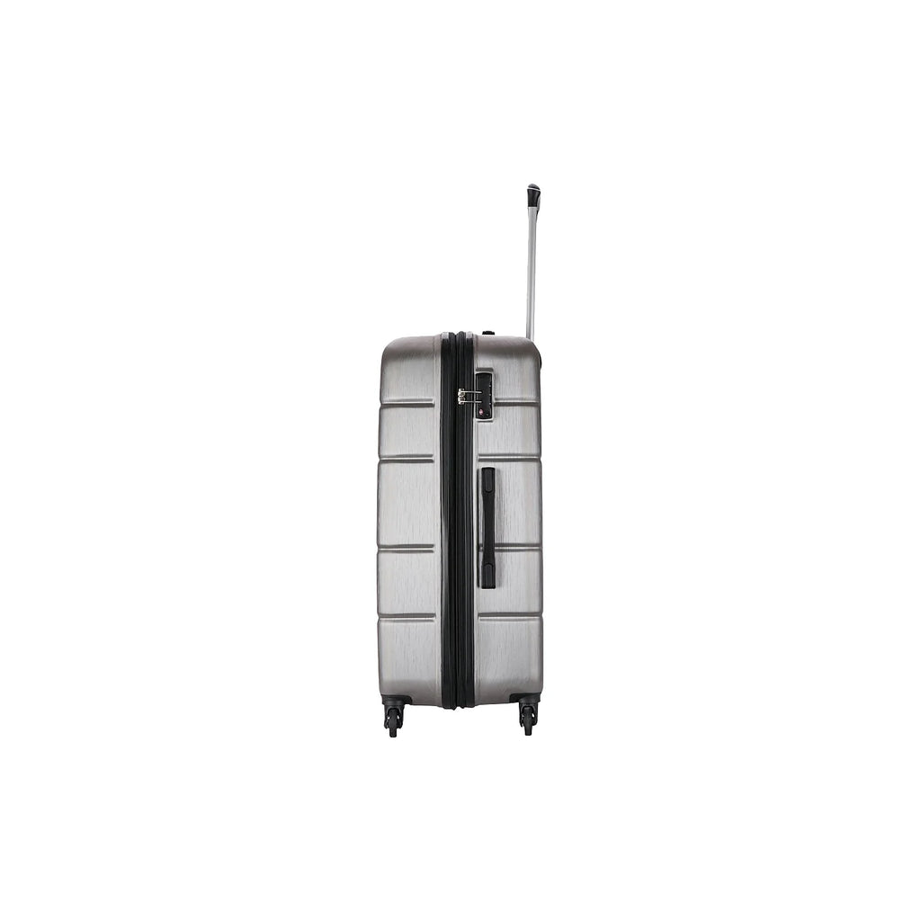 DUKAP Spinner Plastic Silver 4-Wheel (DKROD00L-COA) RODEZ Luggage Large