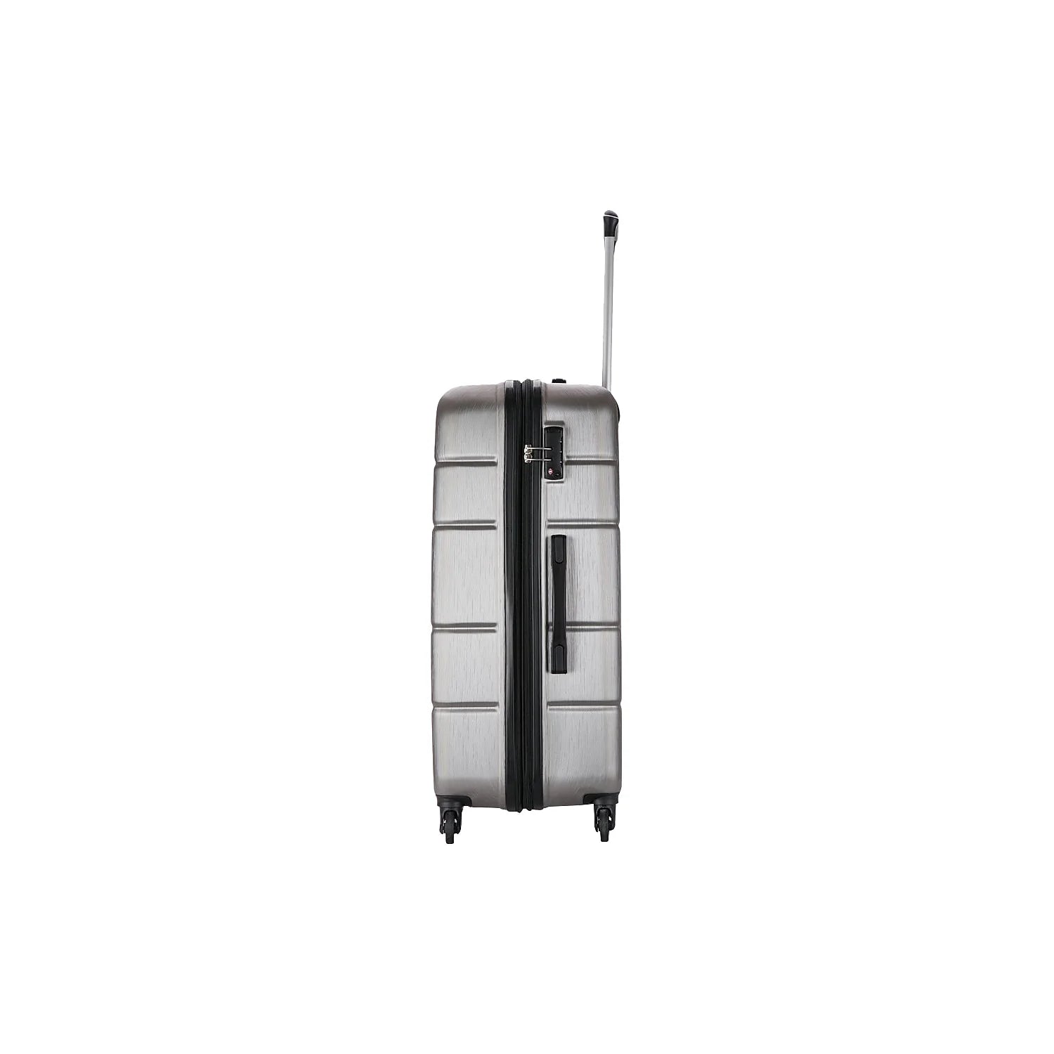 DUKAP Spinner Plastic Silver 4-Wheel (DKROD00L-COA) RODEZ Luggage Large