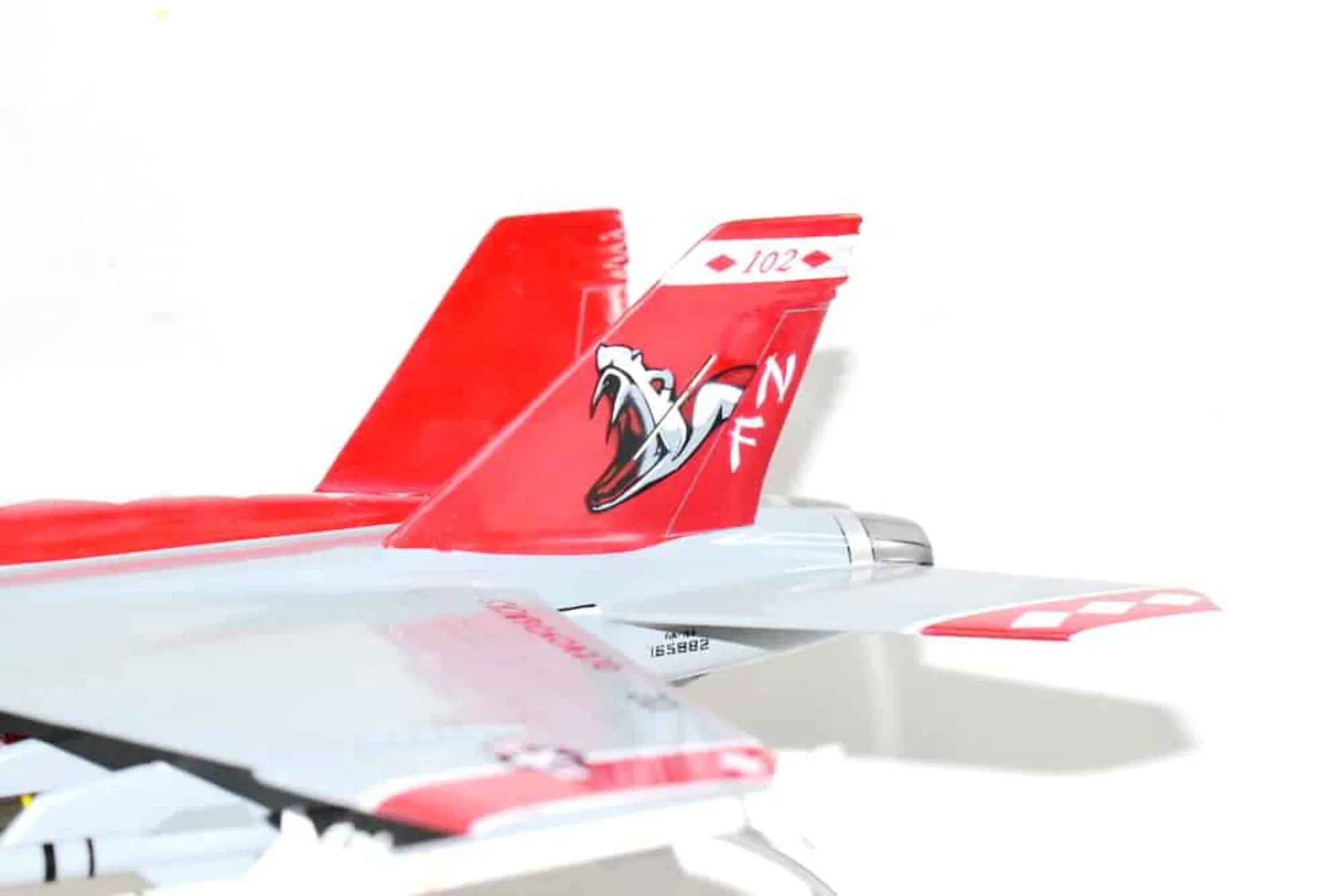 F/A-18F Fighter/Attack Mahogany, 1/40th (2005) VFA-102 Diamondbacks Model, (18) Navy, Scale,
