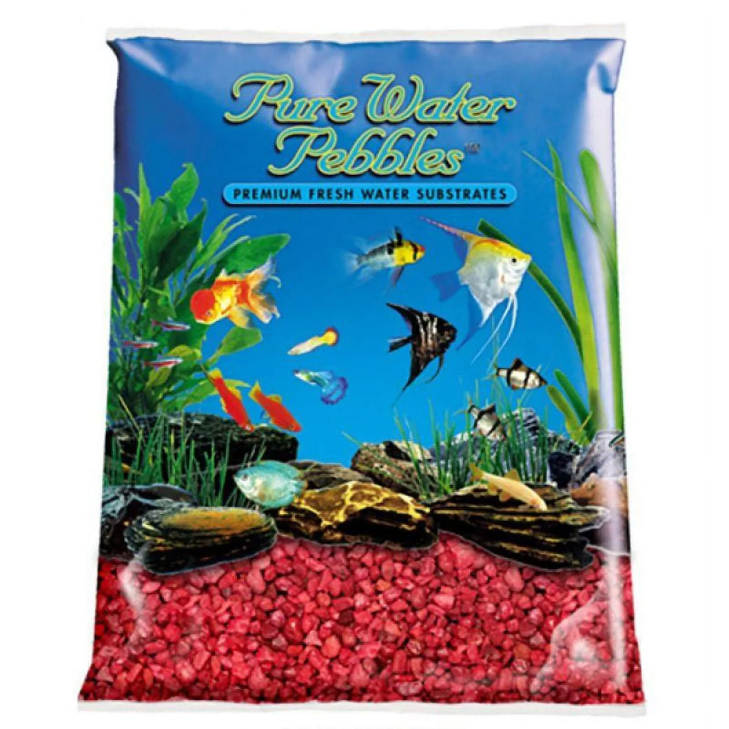 Currant - Gravel Pure Red lbs Aquarium mm Grain) 25 Water Pebbles (3.1-6.3
