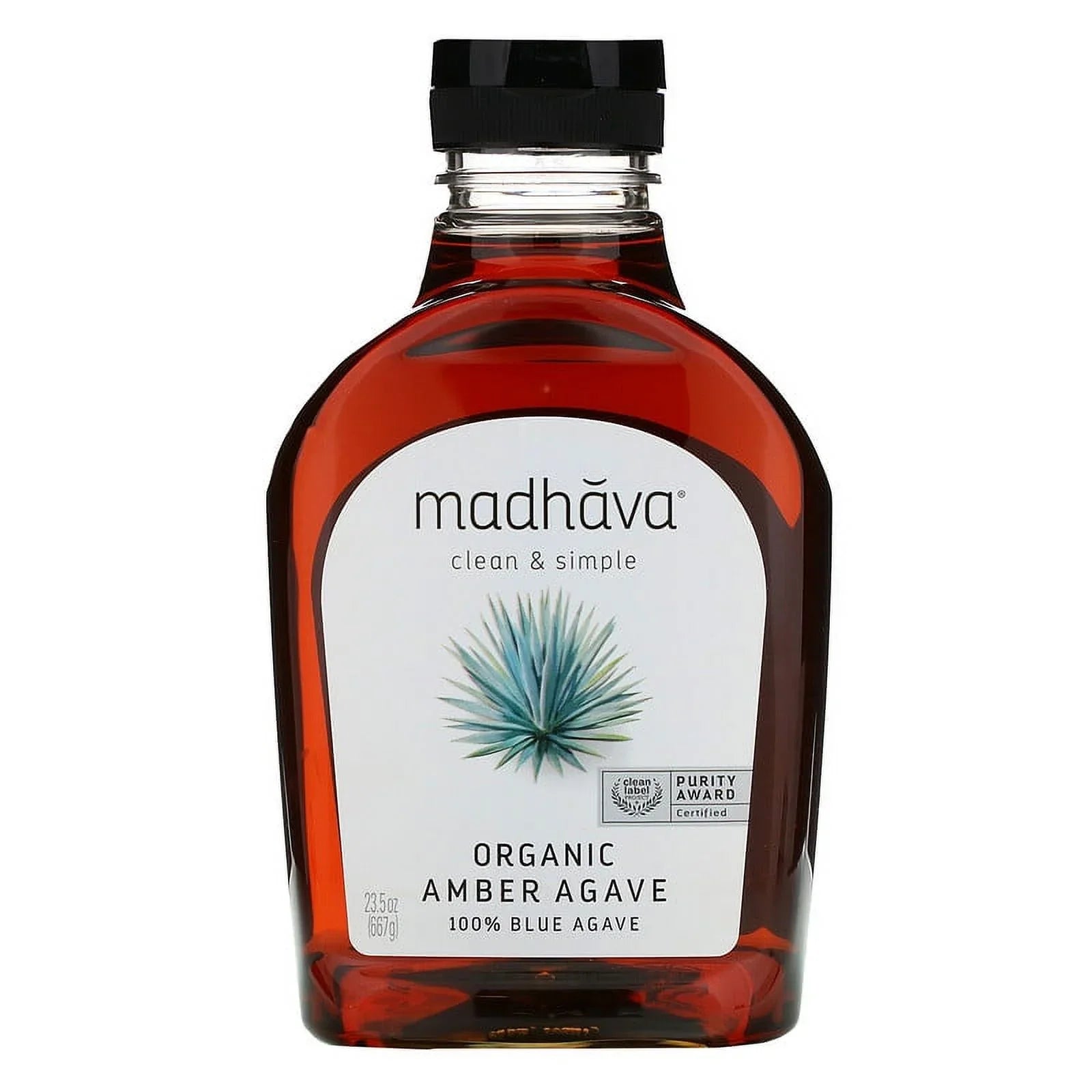 2 Amber Agave, oz Raw Pack Organic Madhava Natural 23.5 Blue Sweeteners, of