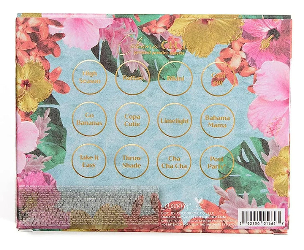 Eyeshadow Club) Palette (Cabana Colourpop