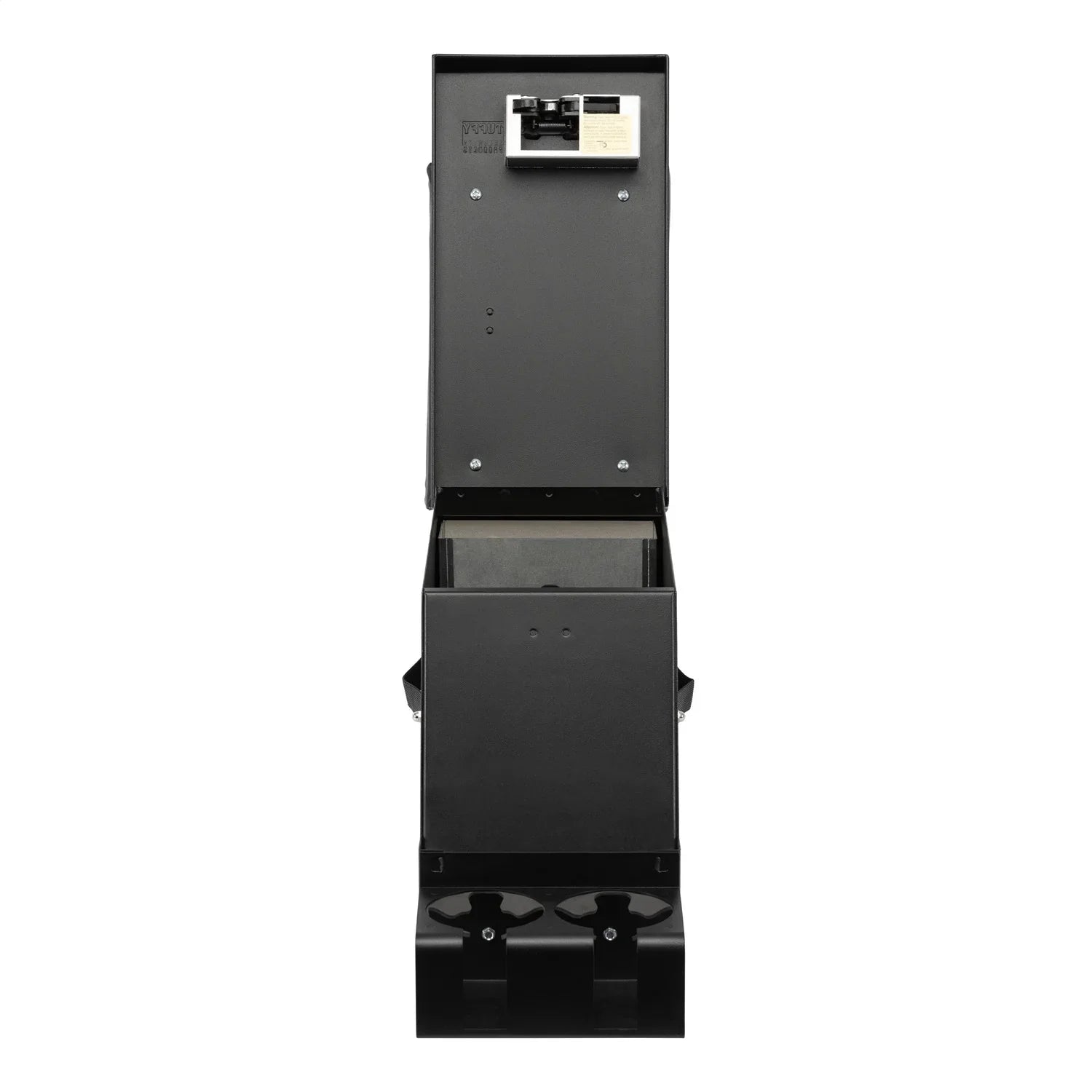 II Series 012-01 Console; Products 8" Black Tuffy Security Wide
