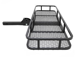 60"x21"x6" 550lbs Cargo SUV Hitch Basket for Trailer Carrier Van Luggage 2"x2" Hitch Rack Truck Hitch Folding Mount Receiver Kojem Cargo Rear Rack