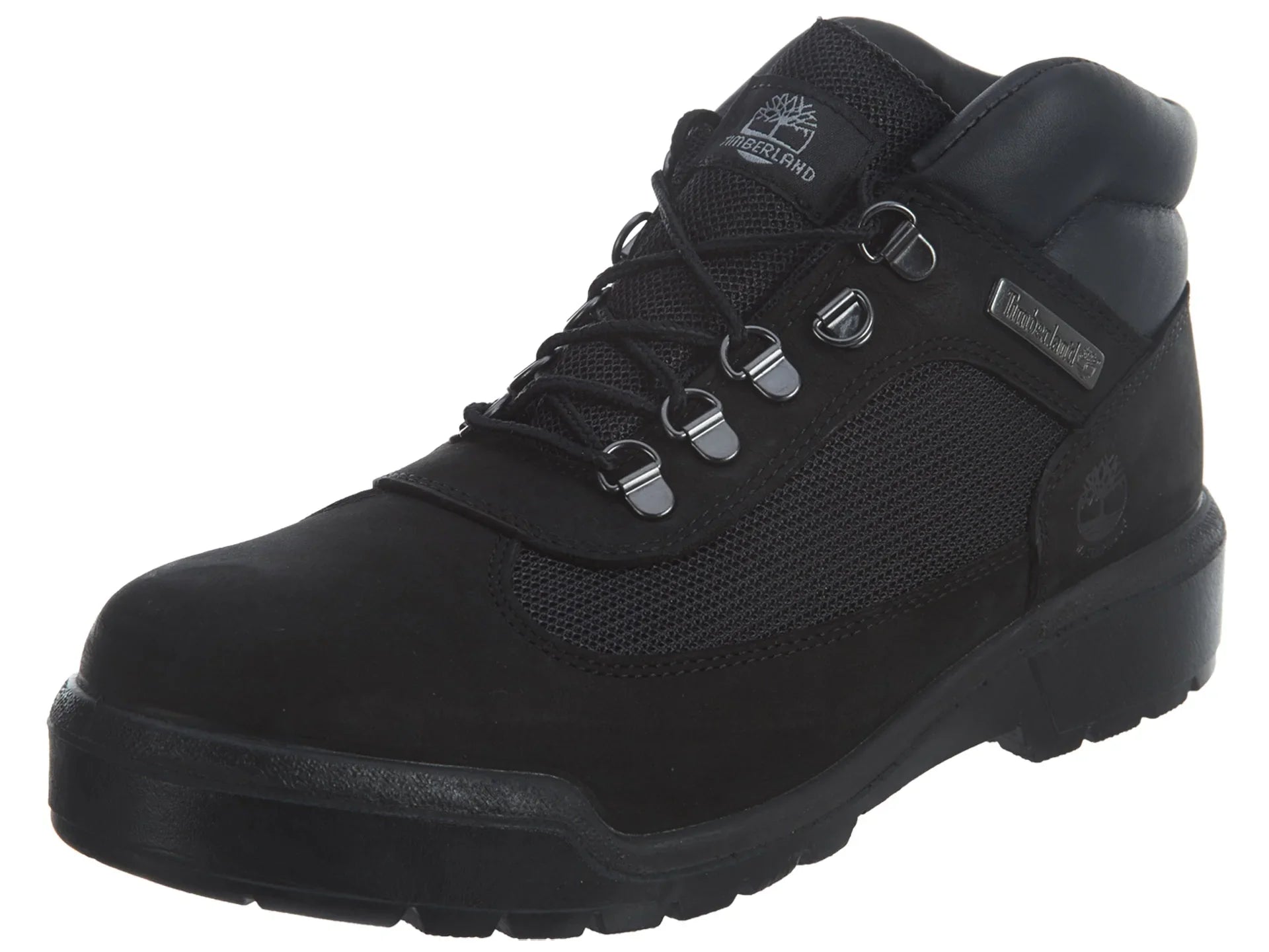 Boot Timberland Leather/Fabric Field M Waterproof Black Waterbuck Men's Nubuck 9.5