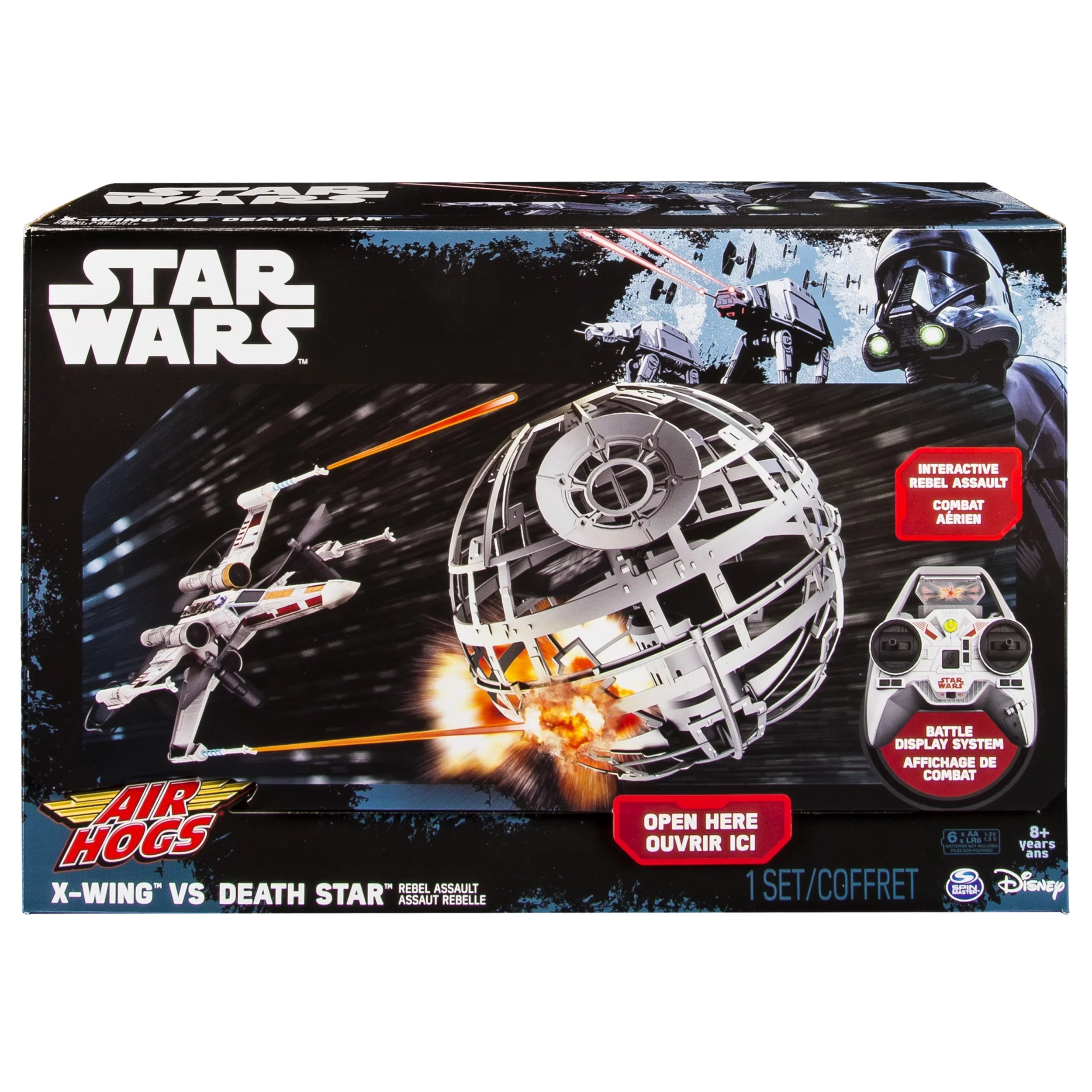 Wars Death Assault Star - Air - Hogs vs. Drones X-wing Star, RC Rebel