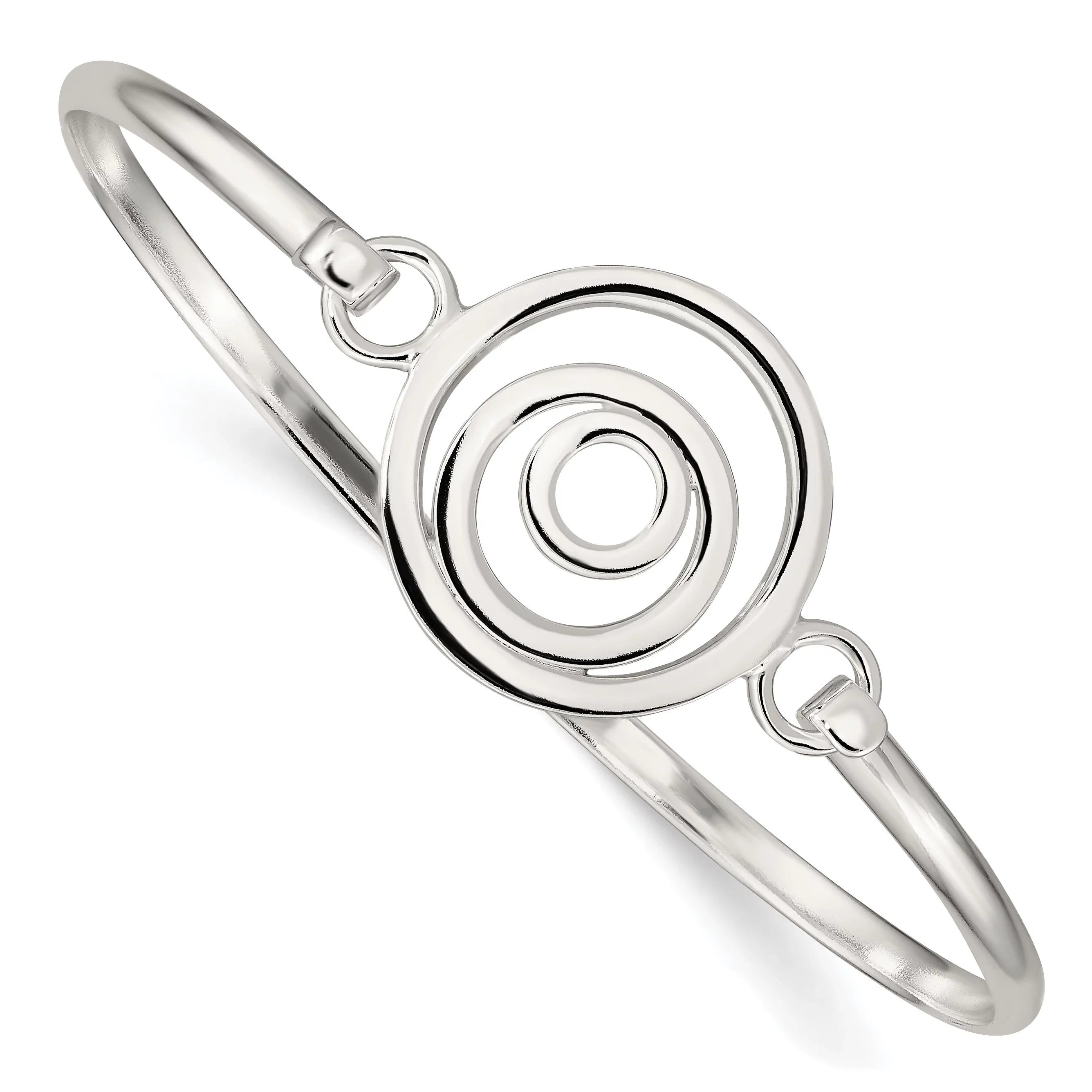 FJC Sterling Finejewelers Silver Bangle Bracelet Mutli-circle