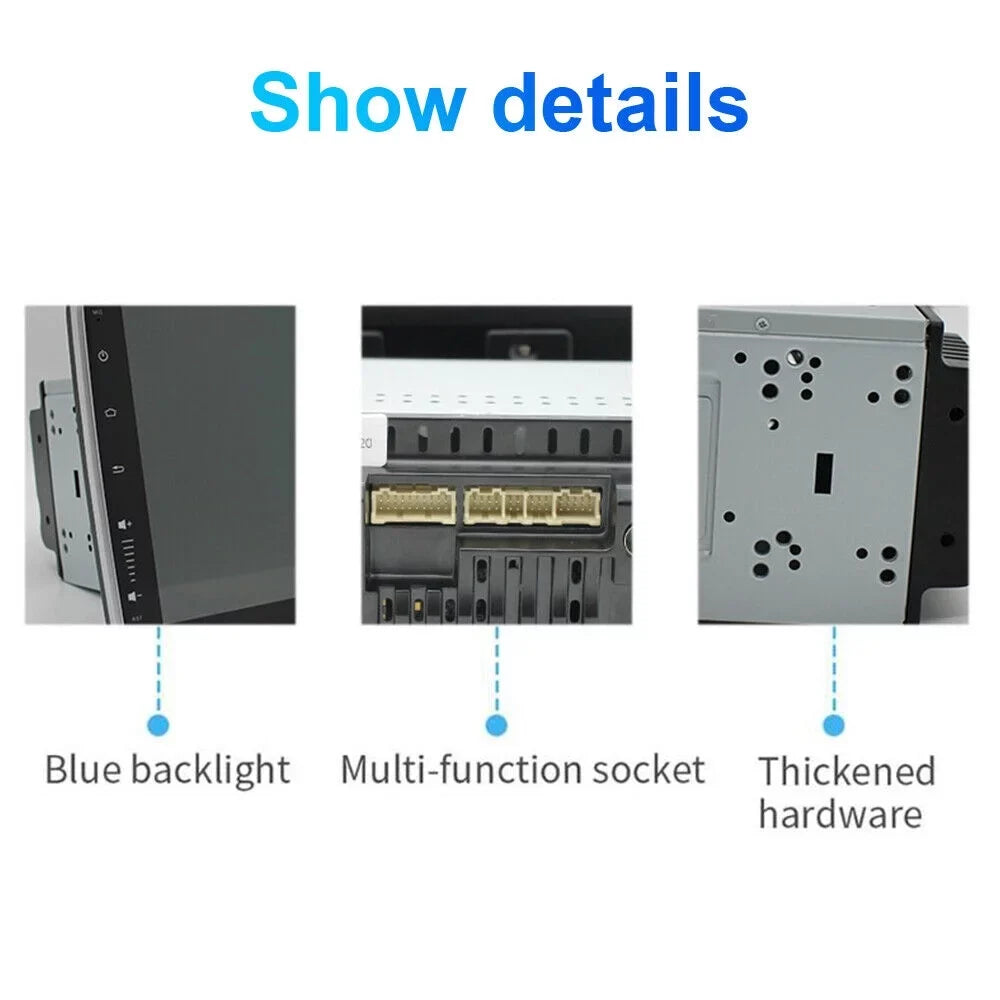 GPS 10 On-Board Screen Navigation Inch Jahy2Tech Din Dual 9.1 Android Player Wifi Touch
