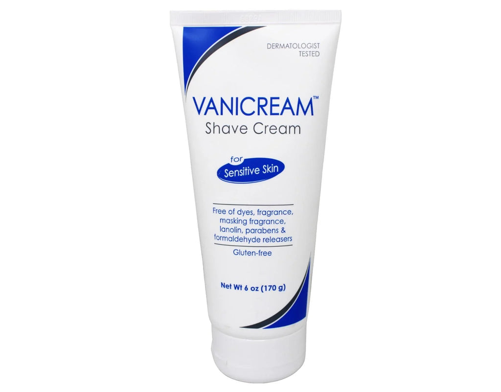 Each Vanicream For Shave 2 Skin Sensitive Pack 6oz Cream