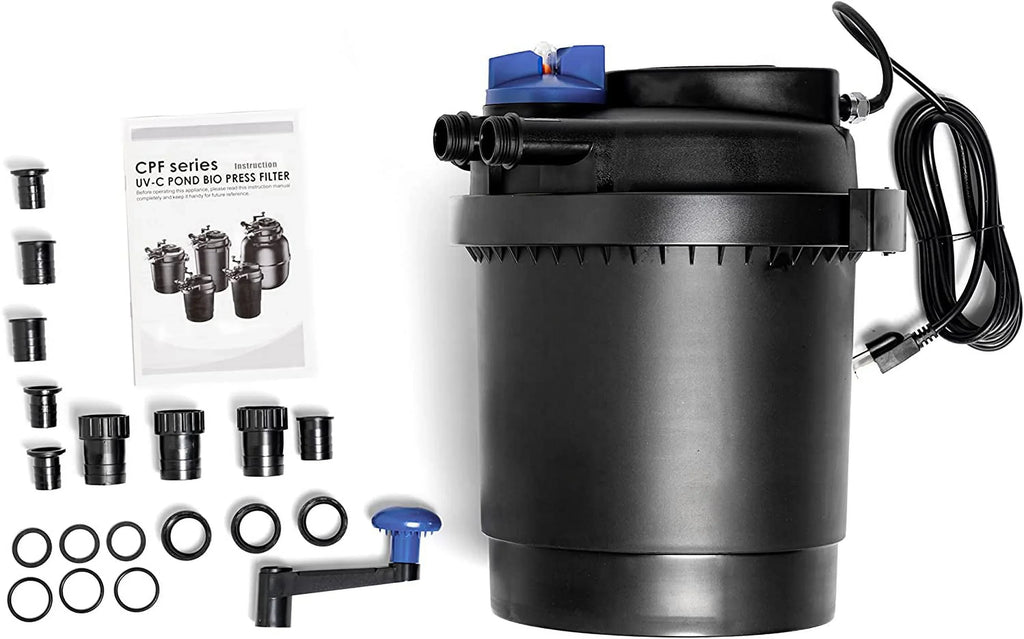 Pressure Bio CNZ CPF-2500 13w Clarifier, Filter Up Pond with to 1600 gallons