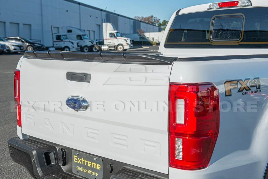 ABS Lid Plastic ALL | Models Replacement Ranger Rear BLACK Wing 2019-Present Street Series MATTE - Tailgate For Ford Trunk Spoiler