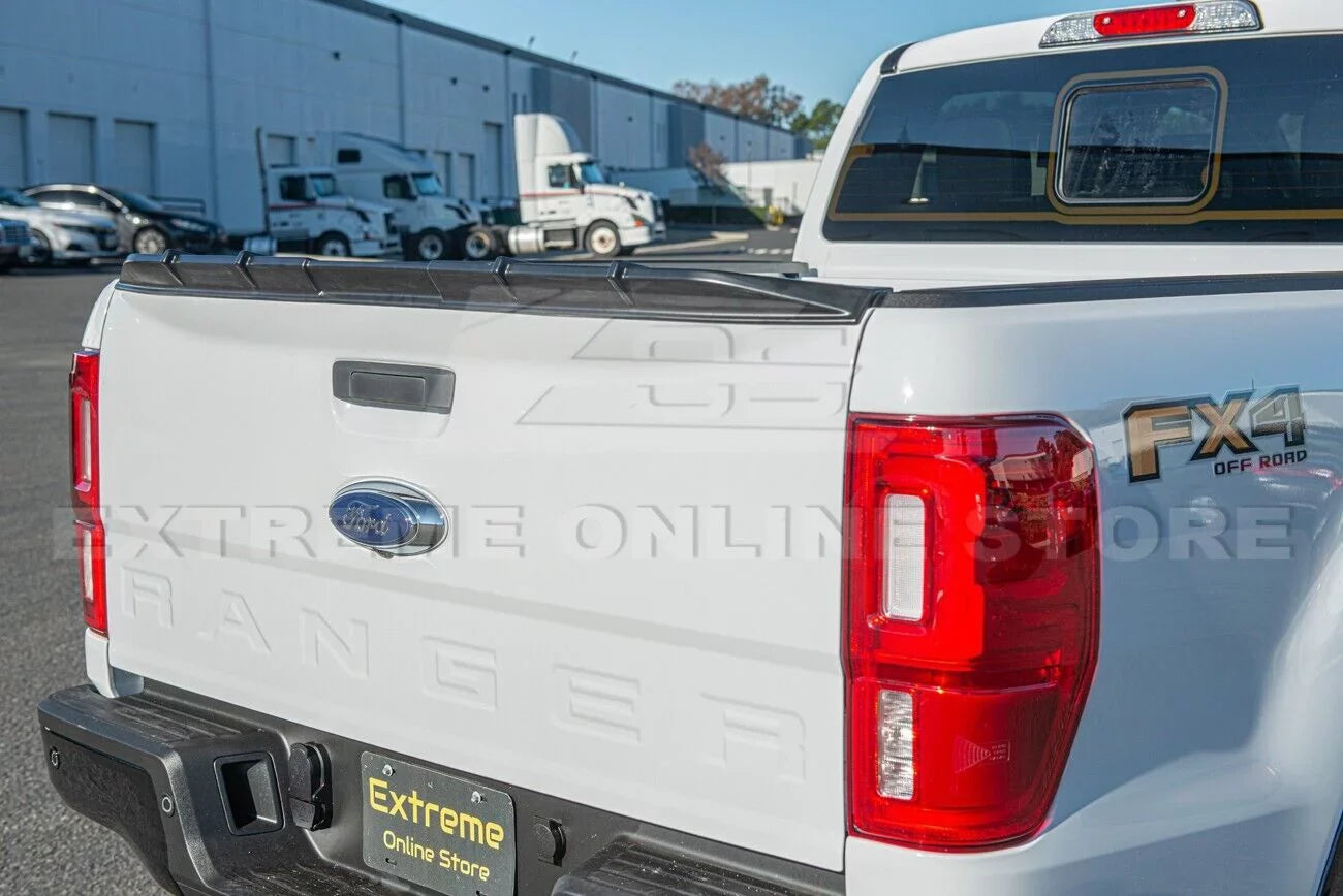 ABS Lid Plastic ALL | Models Replacement Ranger Rear BLACK Wing 2019-Present Street Series MATTE - Tailgate For Ford Trunk Spoiler