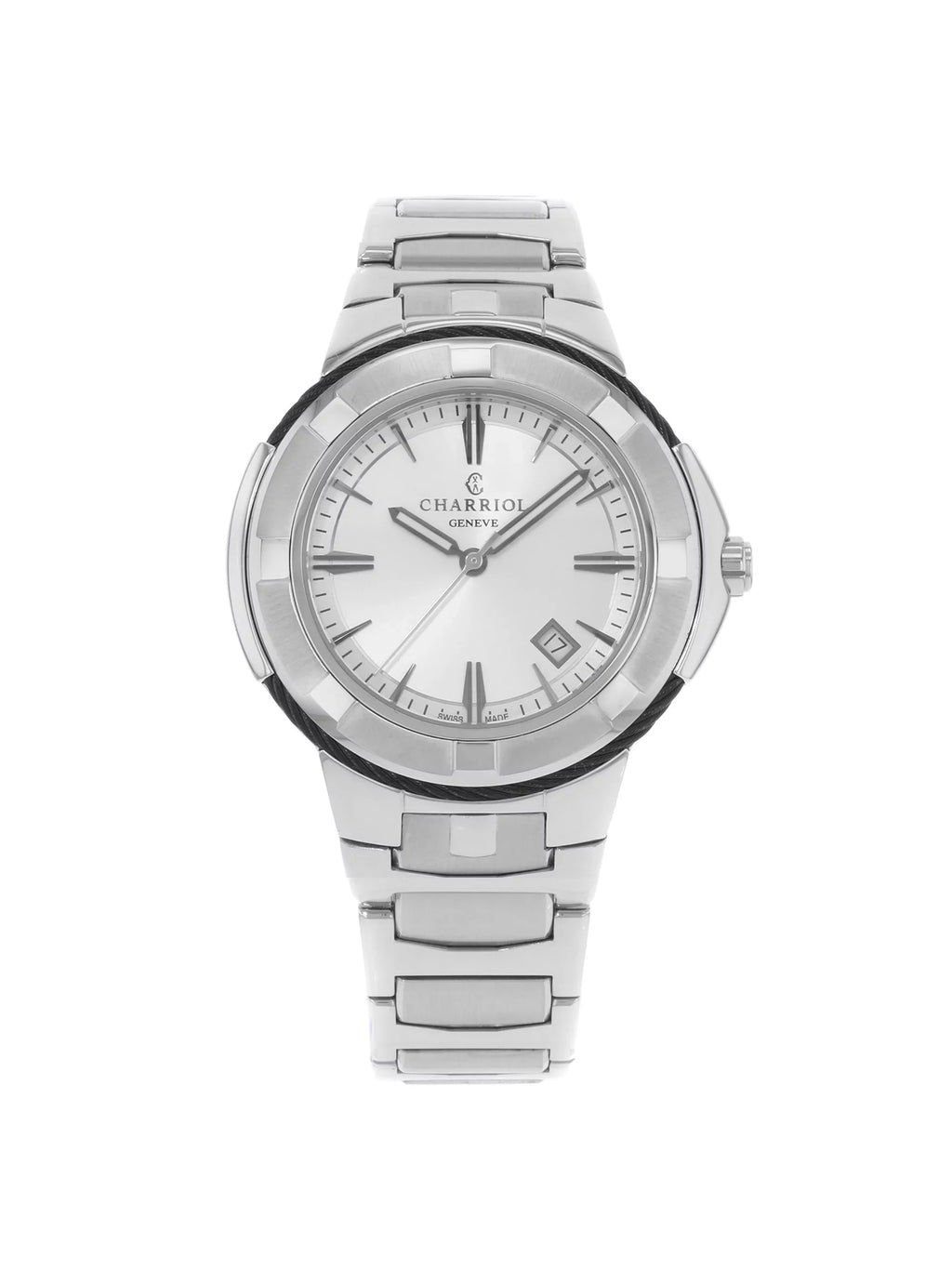 CE443B.930.103 Stainless Steel Dial Celtic Charriol Mens Silver Watch Quartz