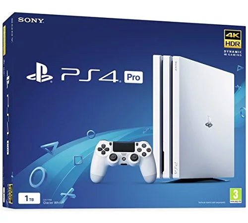 2 Like Headset (Refurbished: Kit Sony Console White, Gaming Glacier With 4 Pro PlayStation Pre-Owned Controller Cleaning 1TB New)
