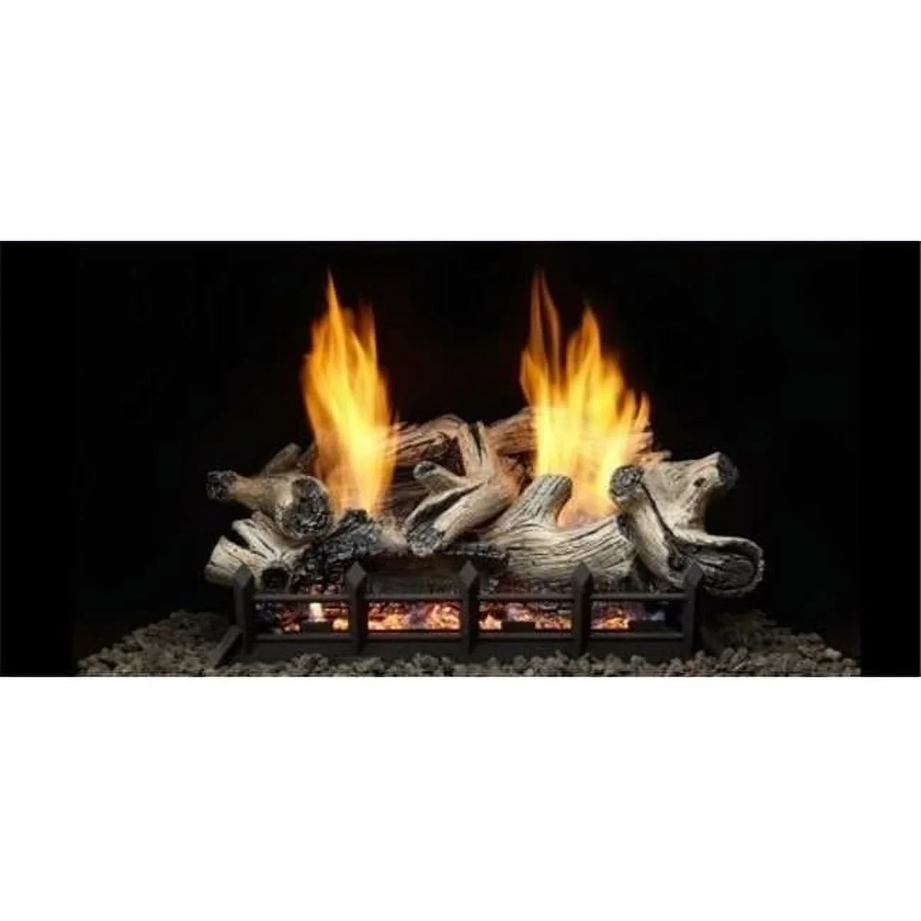 VF Burncrete Set Beachcomber 24 Burner Refractory 30 Log 6 in. in. Piece Blaze Natural - for