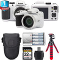 '+ Warranty 1 (White) -32GB Kit + PIXPRO +Tripod Case AZ401 Camera Yr Kodak