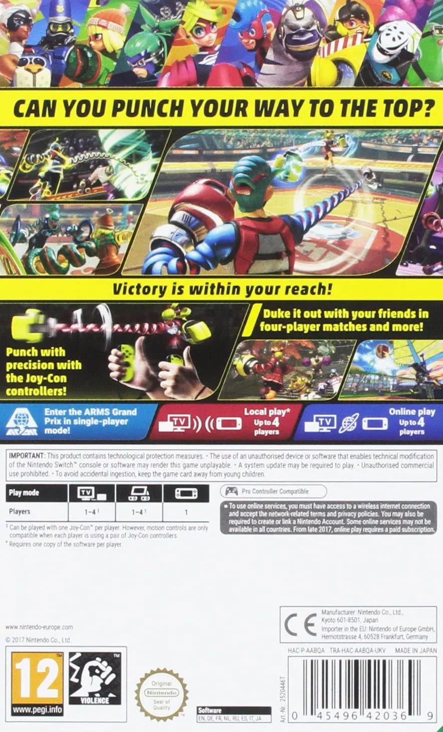 Switch Switch) Arms (Nintendo - Nintendo