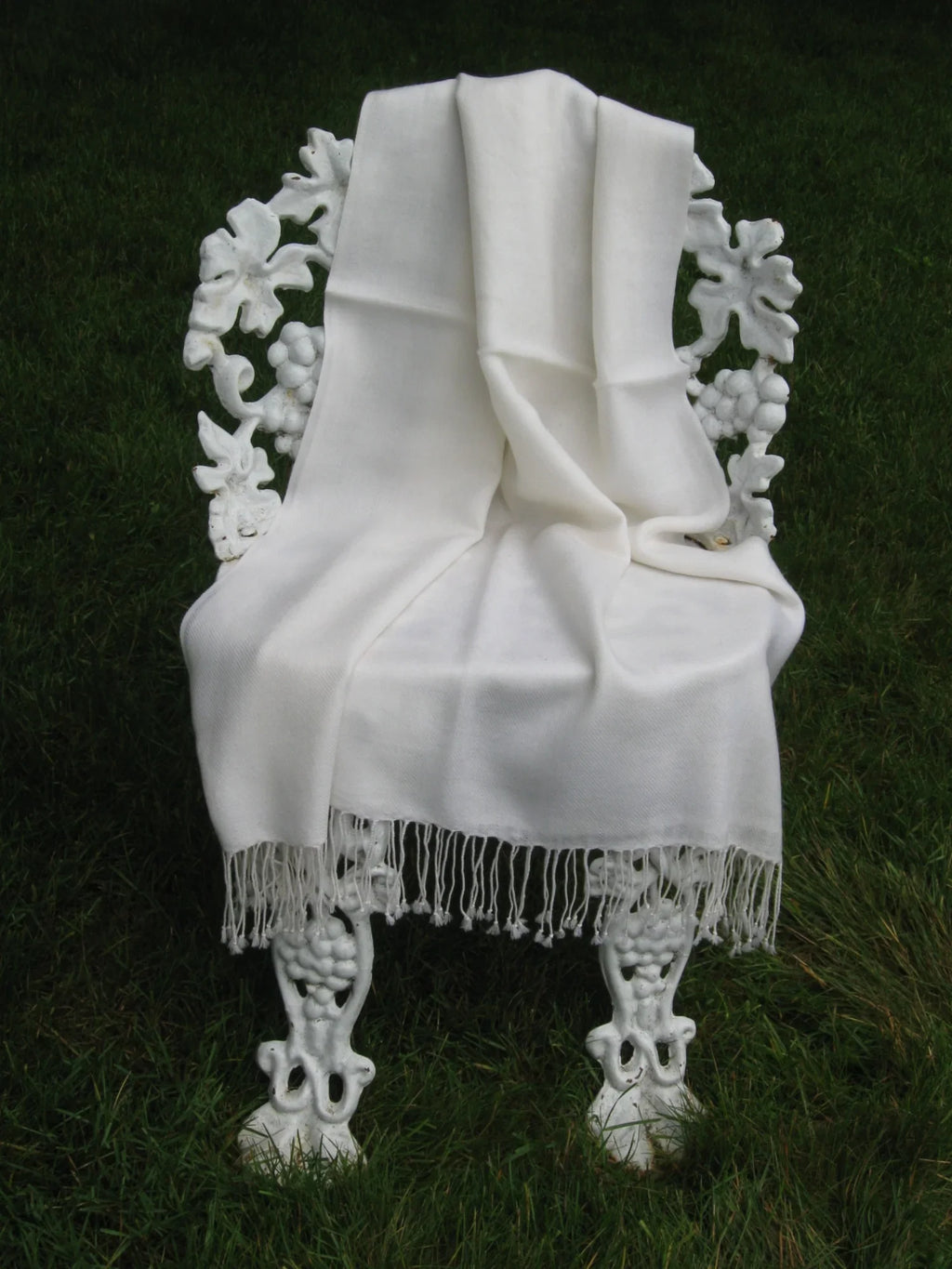 (Cream/Ivory Shawl) Regular Shawl/Shawls/Scarf/Scarves/Wrap/Stole/Muffler/Cape/Ruana/Blanket/Throw/Pashmina Scarf/Wool/Silk Shawl/Cashmere