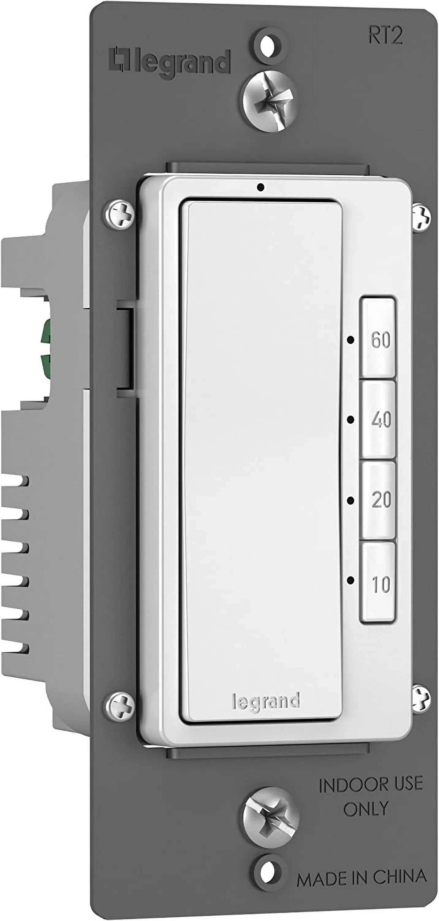 Pass 4 Pack Timer Legrand Seymour Switch 60MIN WHT &