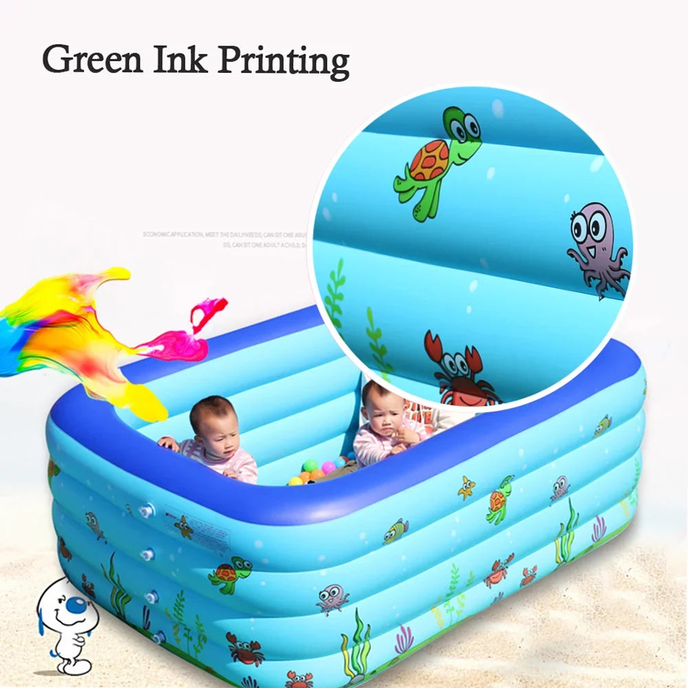 Kid Pool Portable GoolRC Basin Swimming Inflatable Bathtub Pool Swimming