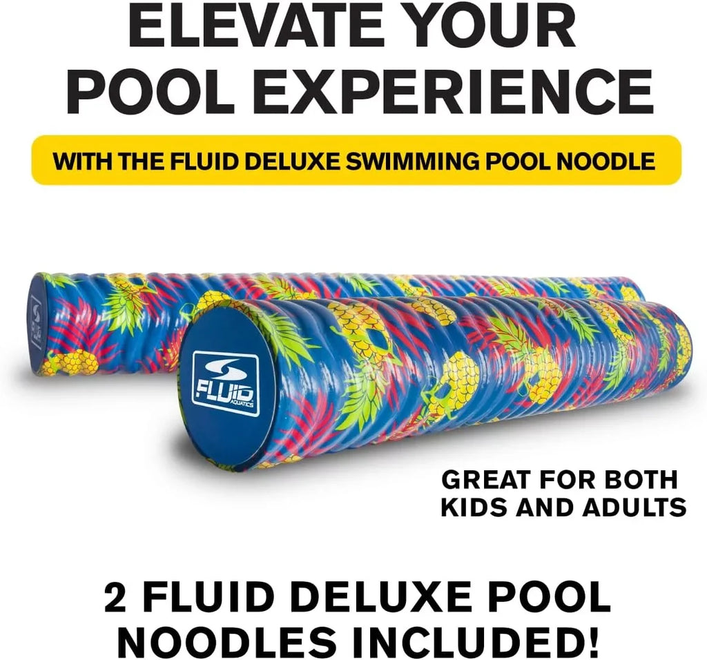 Noodle Deluxe - Pool toy, Pool Swimming Unisex,Teen . Fluid 2 - Pack
