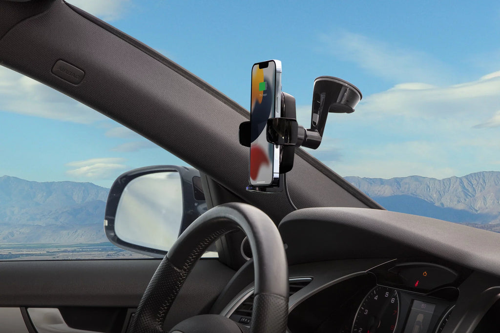 Qi-enabled Stick Grip UQ3WDV-SP Phone w/ Wireless Scosche Black Universal Charging Mount