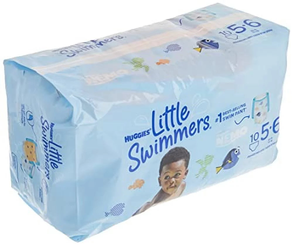Large 10 Swimmers Huggies 3) Swimpants Disposable Each 32+ (Pack Little of LB