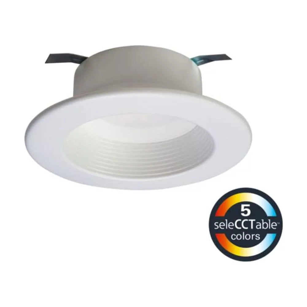 LED W White Retrofit RL4 Series Halo in. Lighting Recessed 8 Matte 4 W