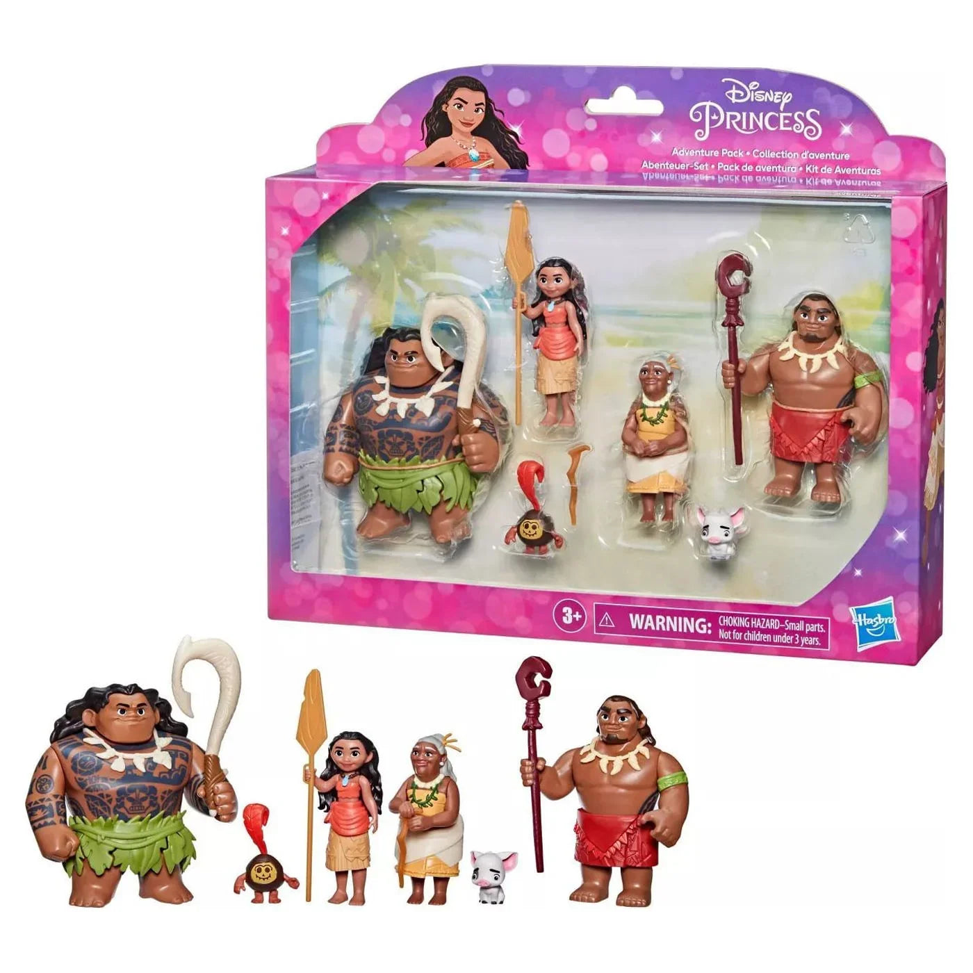 Movie-inspired Princess Accessories Hasbro Adventure Moana Disney Toy With Multipack
