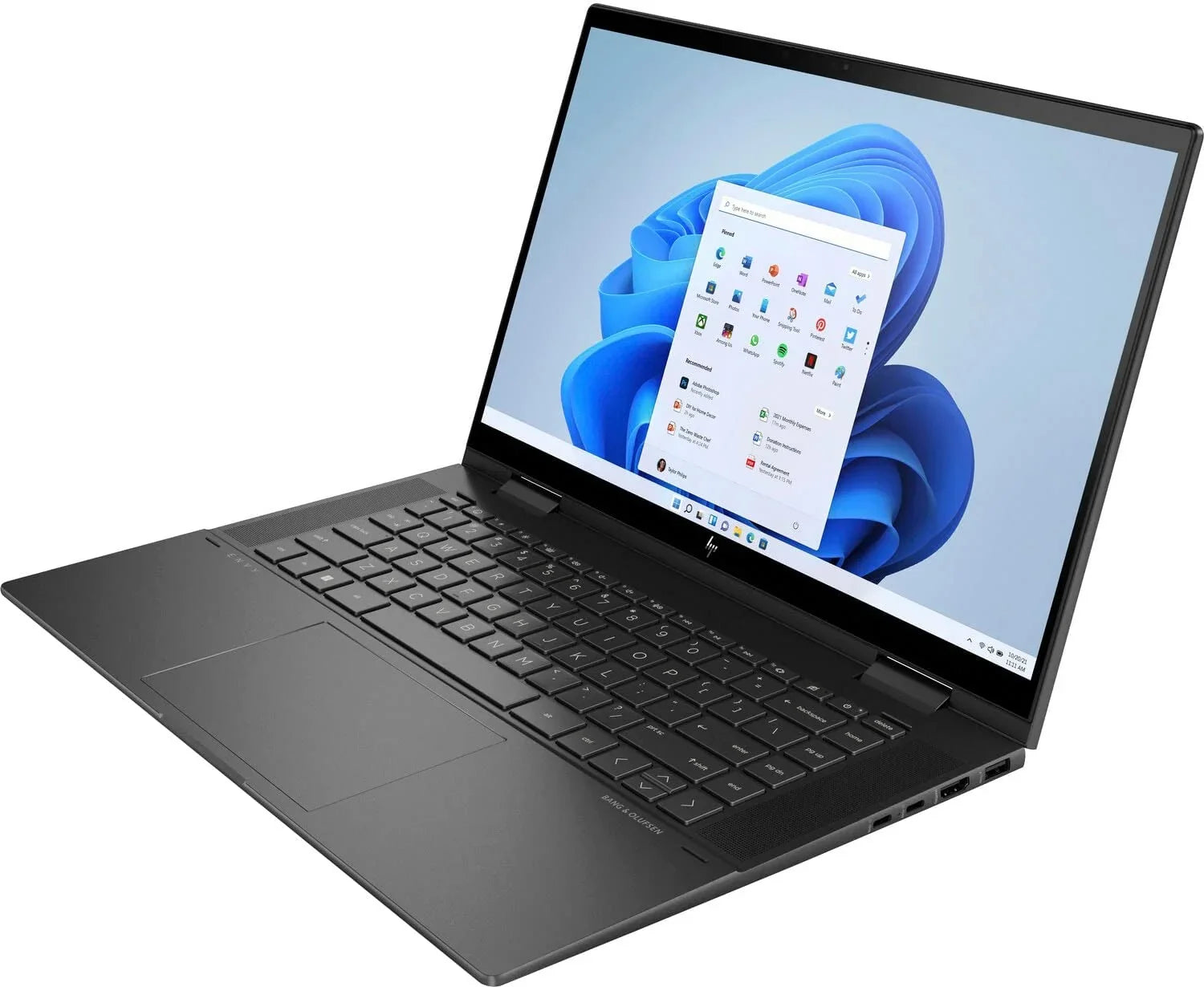 256GB Nightfall HP notebook - Touch-Screen - - AMD 15.6" Ryzen Memory Envy SSD Black 5-8GB 2-in-1 - x360