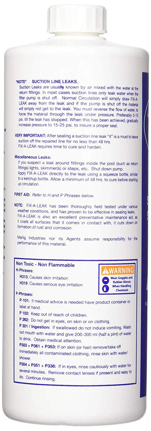 oz Marlig 32 Pool Leak - Fix-A-Leak Spa and Sealer