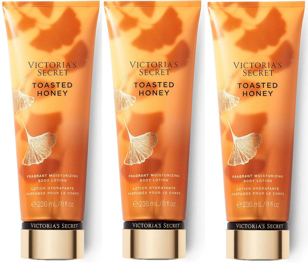 Lotion Honey 3 Fragrant Victoria's Body Set Moisturizing of Toasted Secret