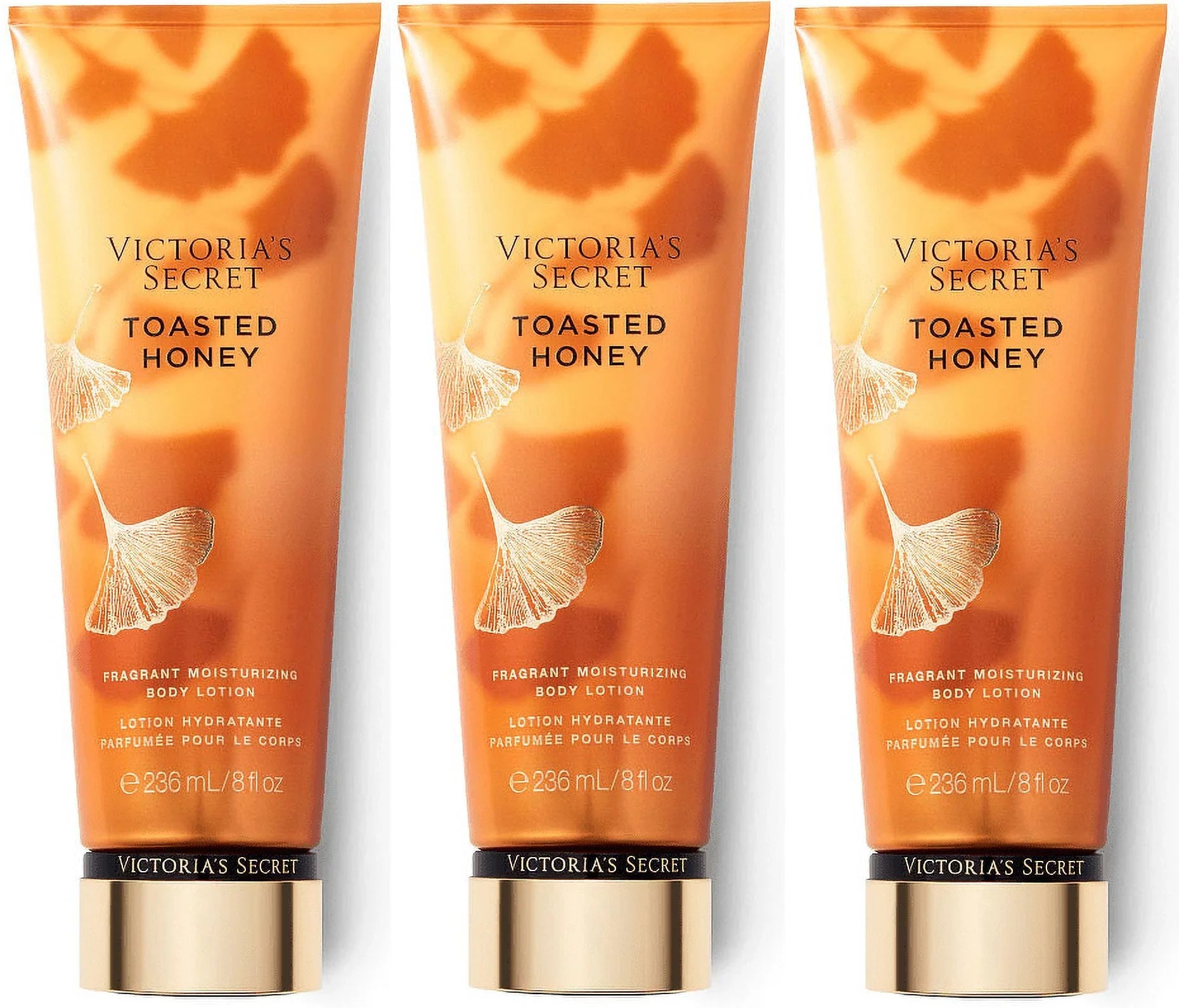 Lotion Honey 3 Fragrant Victoria's Body Set Moisturizing of Toasted Secret