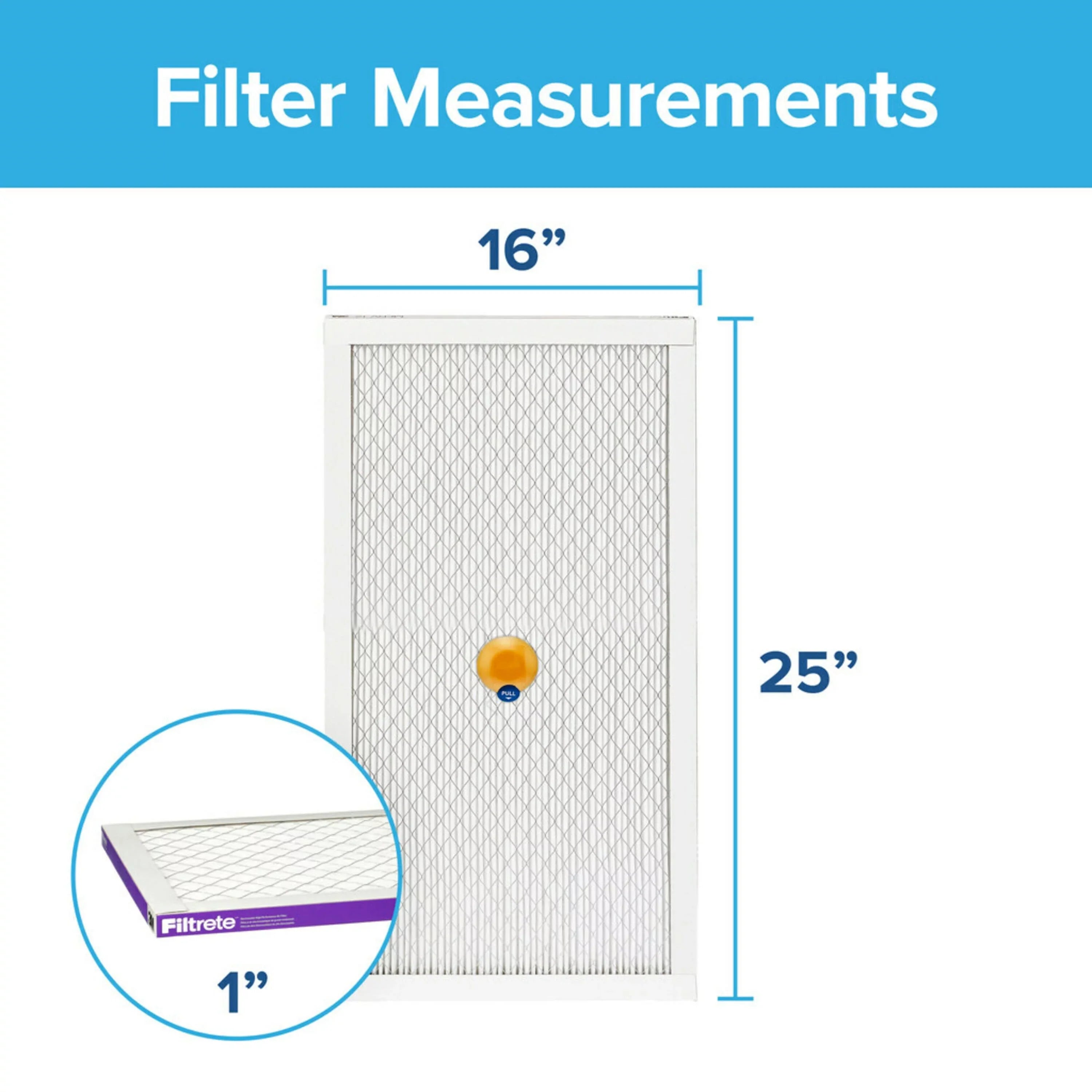 1500 16x25x1 12, MPR Allergen, Bacteria 1 Air Filter, Virus, Filtrete MERV Smart Filter