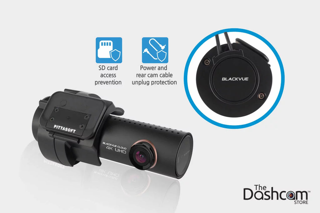 BlackVue Front for GPS Memory 64 GB w/ and Cloud-Capable DR900S-2CH Card WiFi Rear 4K Dual Lens Dashcam