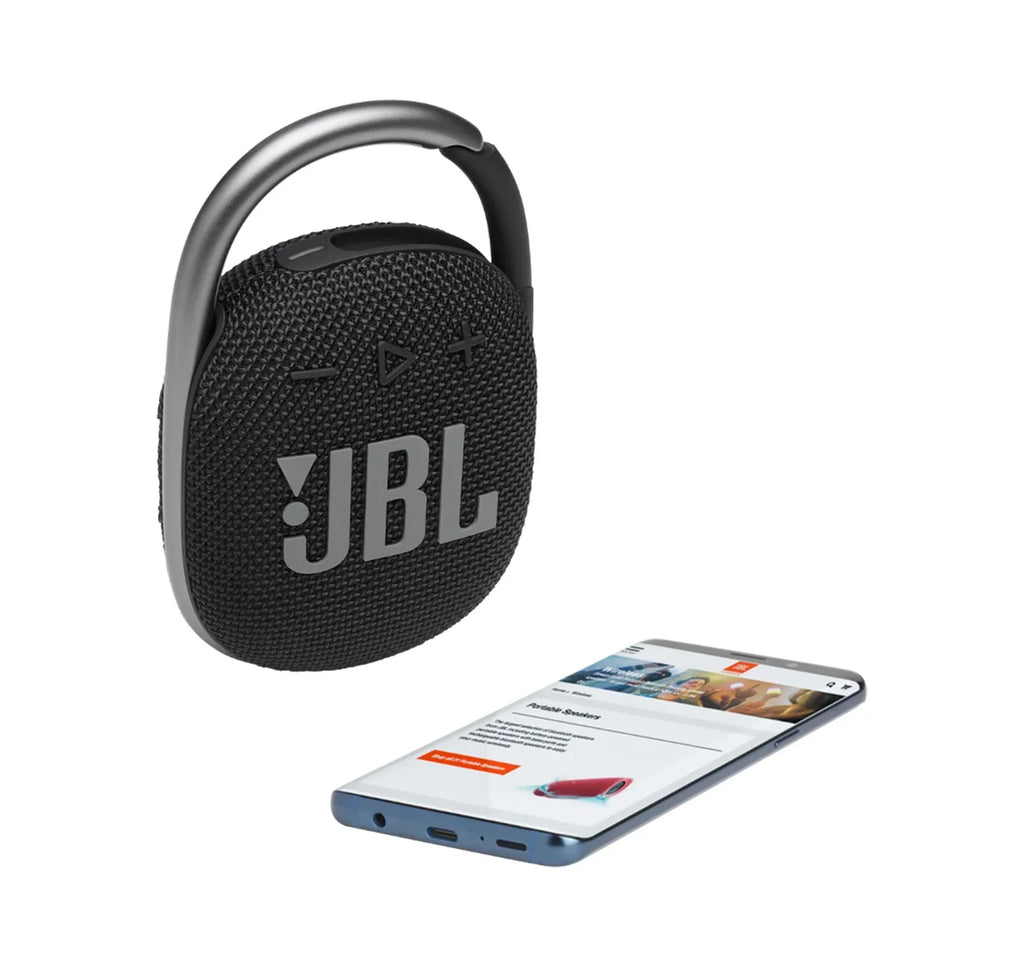 Black 4 Clip Kit divvi Case Bluetooth JBL and Speaker