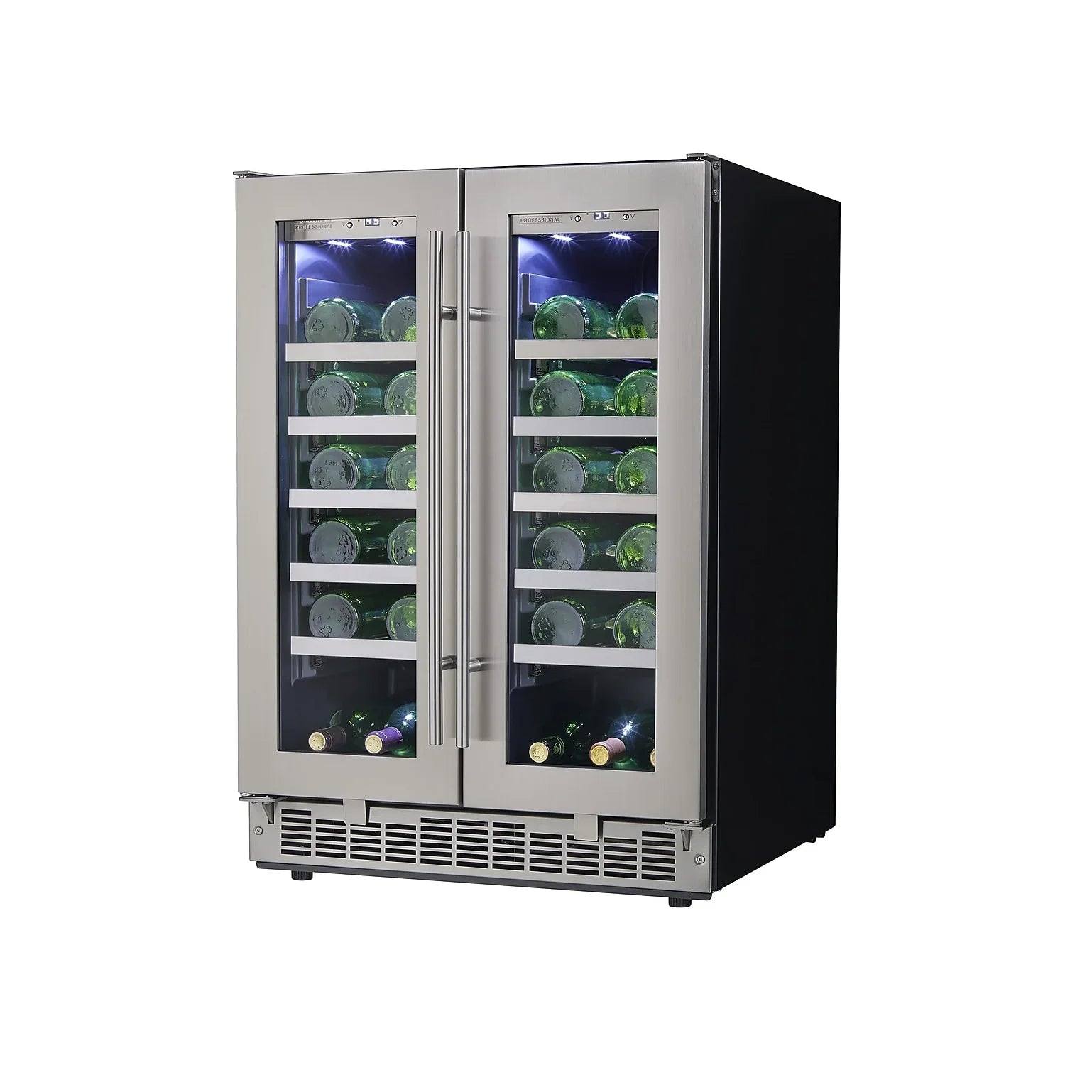 Danby Napa Door 24\" Dual-Zone French Cooler Wine DWC047D1BSSPR