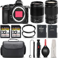 24-200mm VR Mirrorless Lens Case Nikon Lens Storage Cleaning 64GB Backup International + 35mm Battery + Kit - f/1.8 + Version UV Z5 with + f/4-6.3 Filter S + +