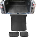 Under Trunk with Cargo Anti-Slip TPE Trunk Mat Frunk Storage Liner Weather Motorsports Model Mats All 2020-2023 Y Waterproof Accessories Liner Ikon Compatible Injection Tesla Black Cargo Interior