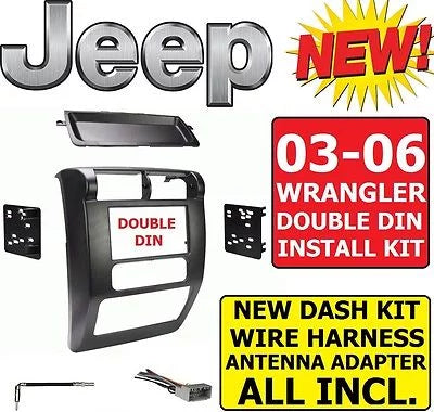 STEREO NAVIGATION APPLE TJ JEEP ANDROID 03-06 SYSTEM GPS CARPLAY AUTO WRANGLER