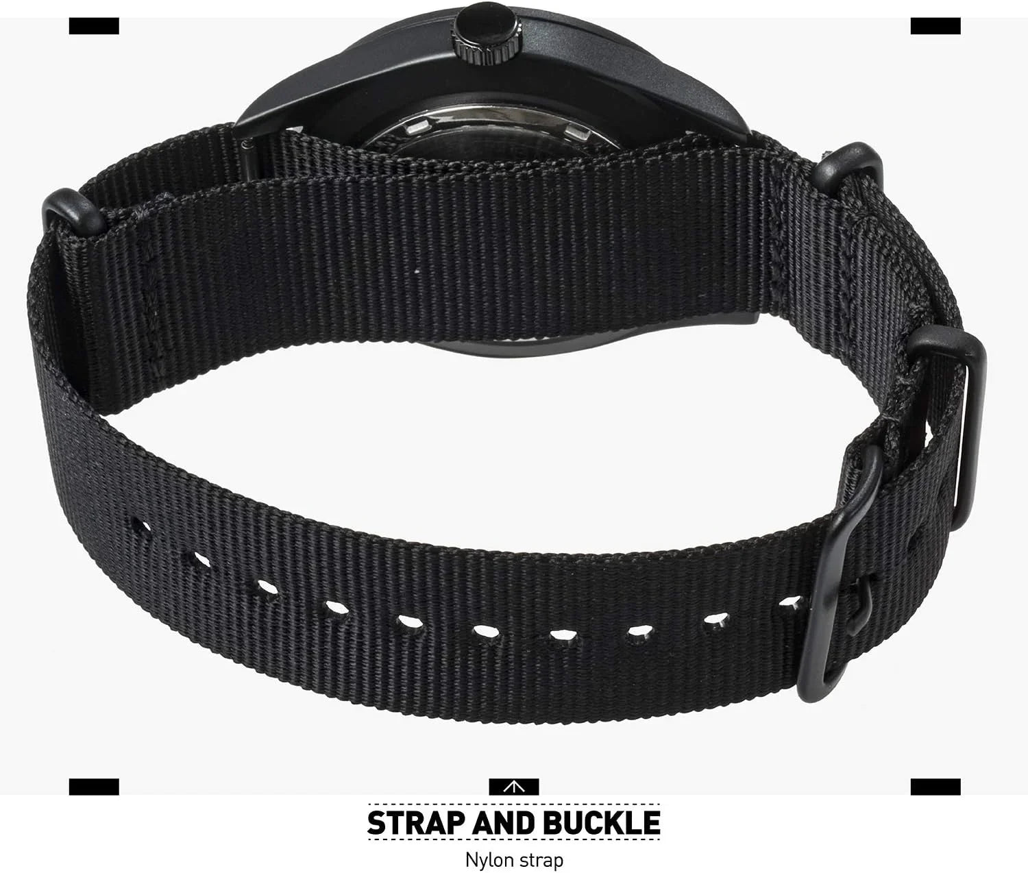 for Men's Men Sport with Analog, Work Date Black Field Army Wrist Nylon Wristwatch, Outdoor 12/24 Military Waterproof Day Hour Watches Tactical Band Watch,
