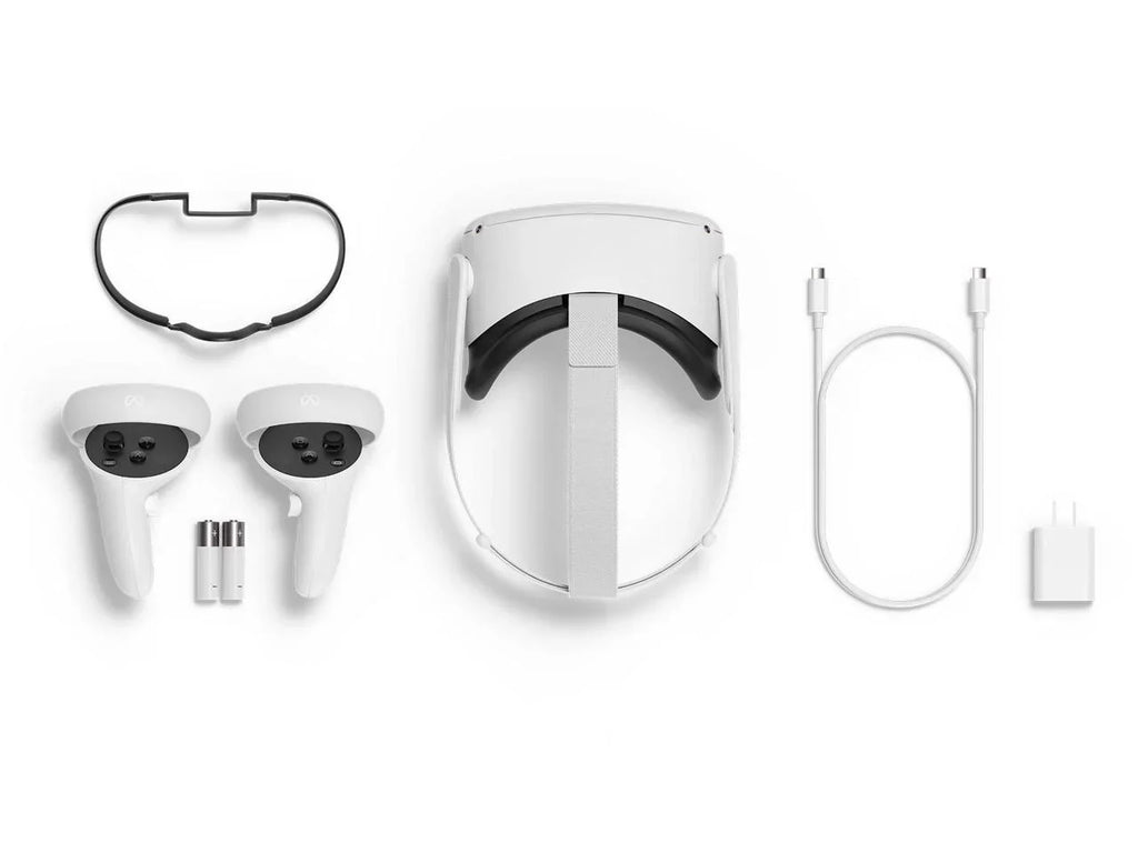 256GB, with Headset, Accessory Bundle All-In-One Quest Virtual Advanced (Oculus), Meta Reality 2 Cefesfy