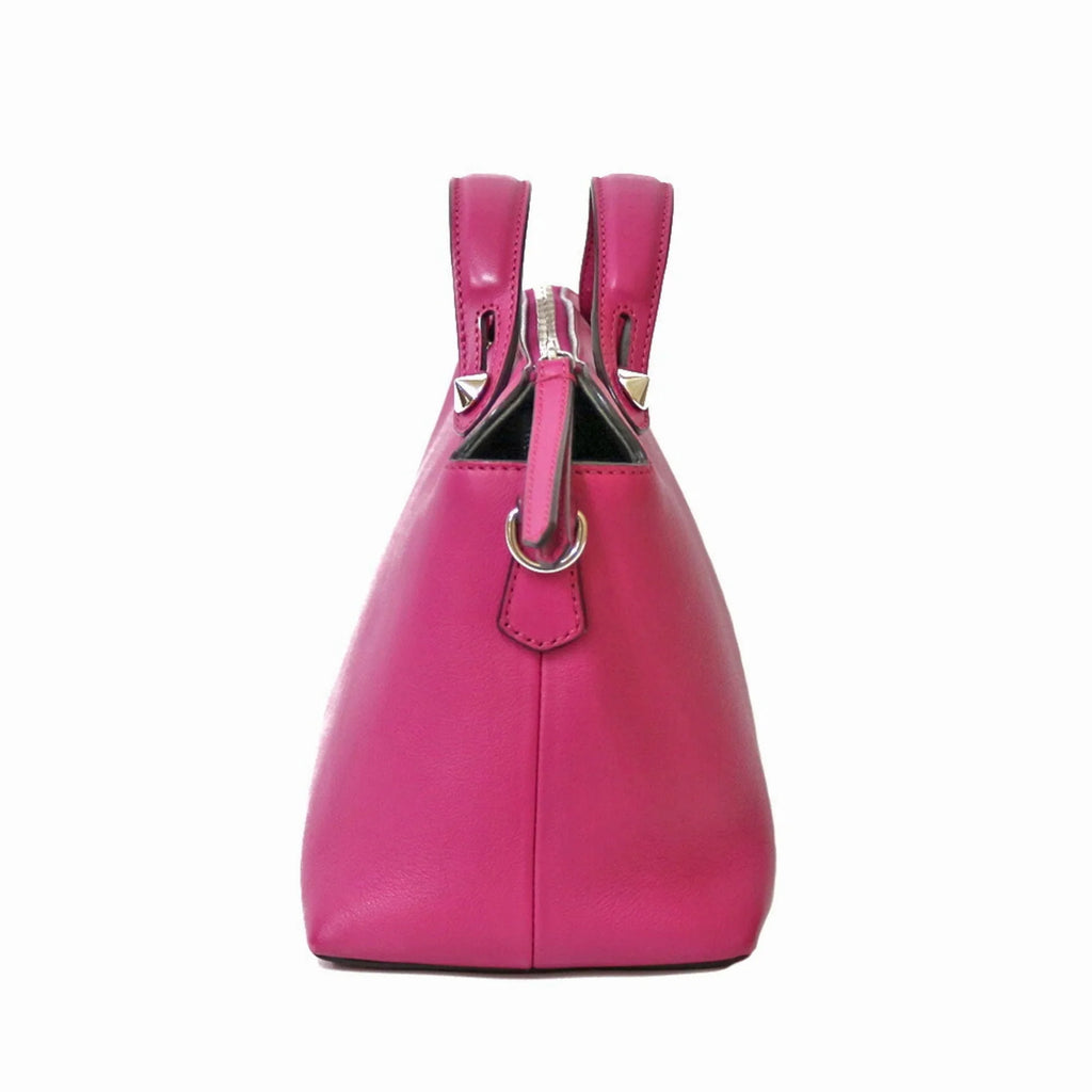 Pink Bag Leather FENDI Visaway Shoulder Fendi Women's Pre-Owned (Fair)