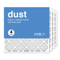 4-Pack USA Air HVAC the 24x24x1 Made Filter Air in Filter, Furnace AC 8 AIRx Dust MERV Pleated Filters