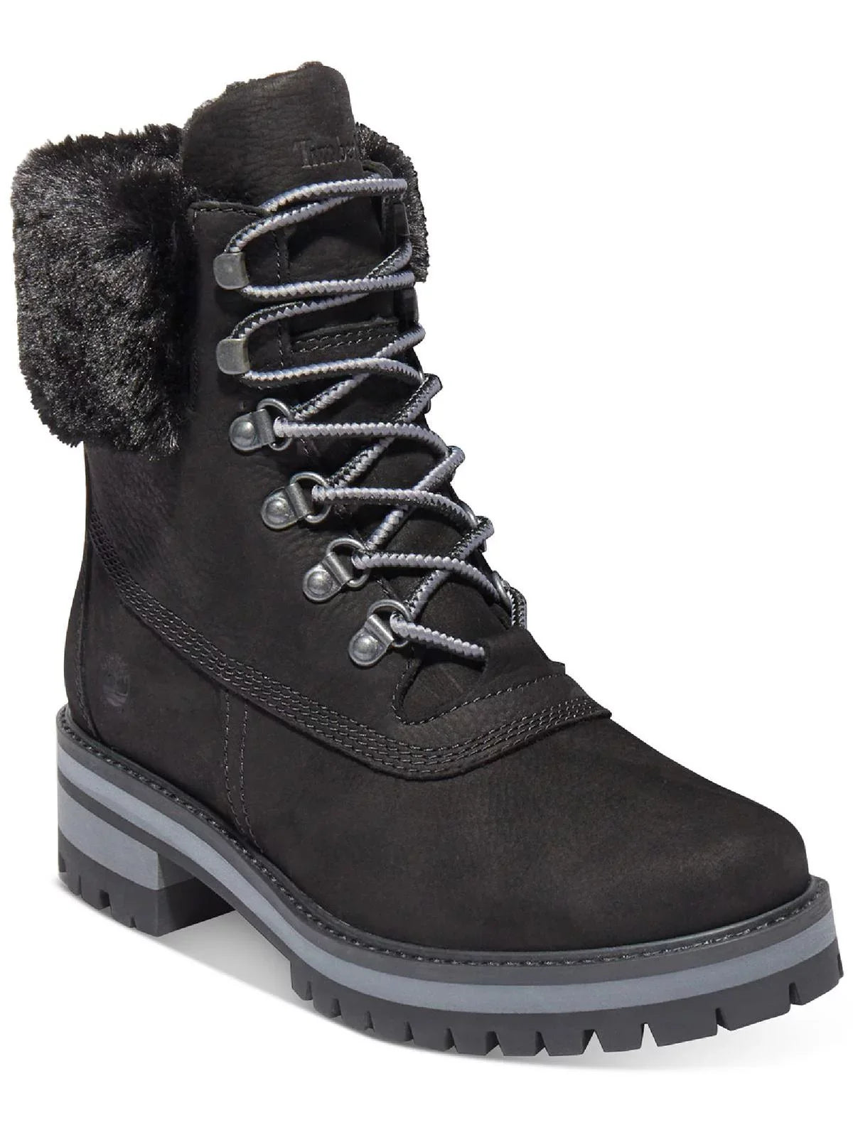 Womens Winter Sole Leather Snow Lugged Boots & Valley Timberland Courmayeur
